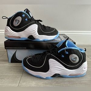 Social Status Nike Air Max Penny 2 DM9132-001 Black University Blue White Sz 12